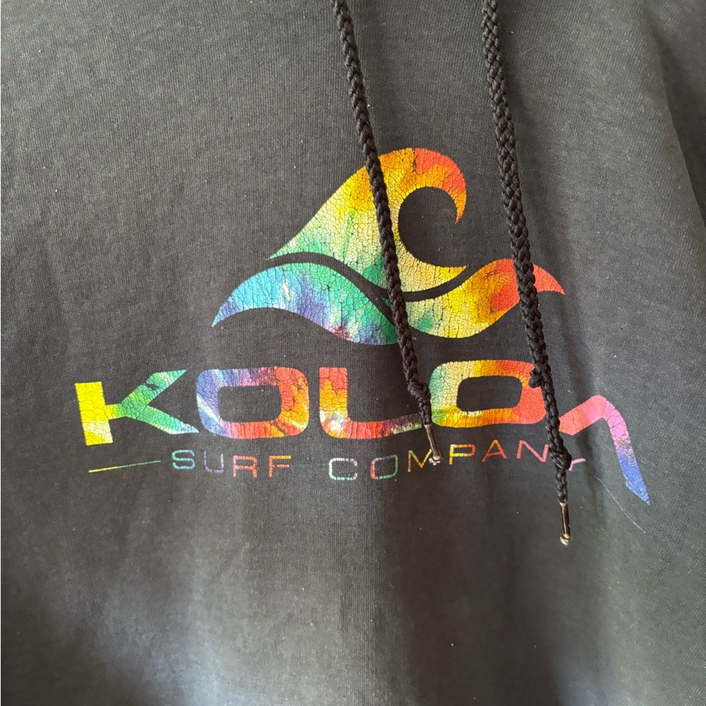 Koloa Surf Company faded black Hoodie XL - Picture 3 of 3